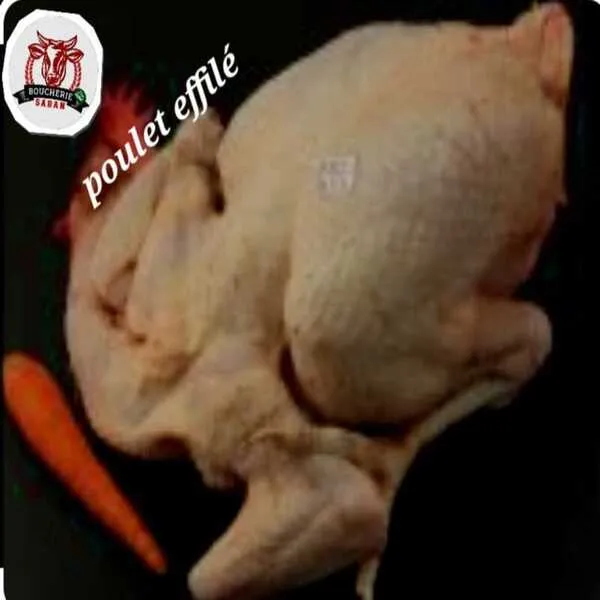 Poulet effilé